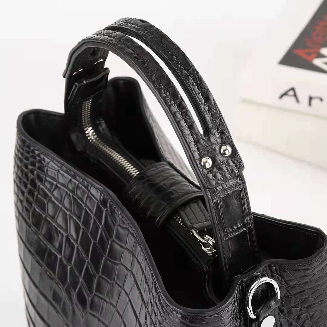 real crocodile leather bag ladies fashion handbags shoulder bags European and American trend hand ba