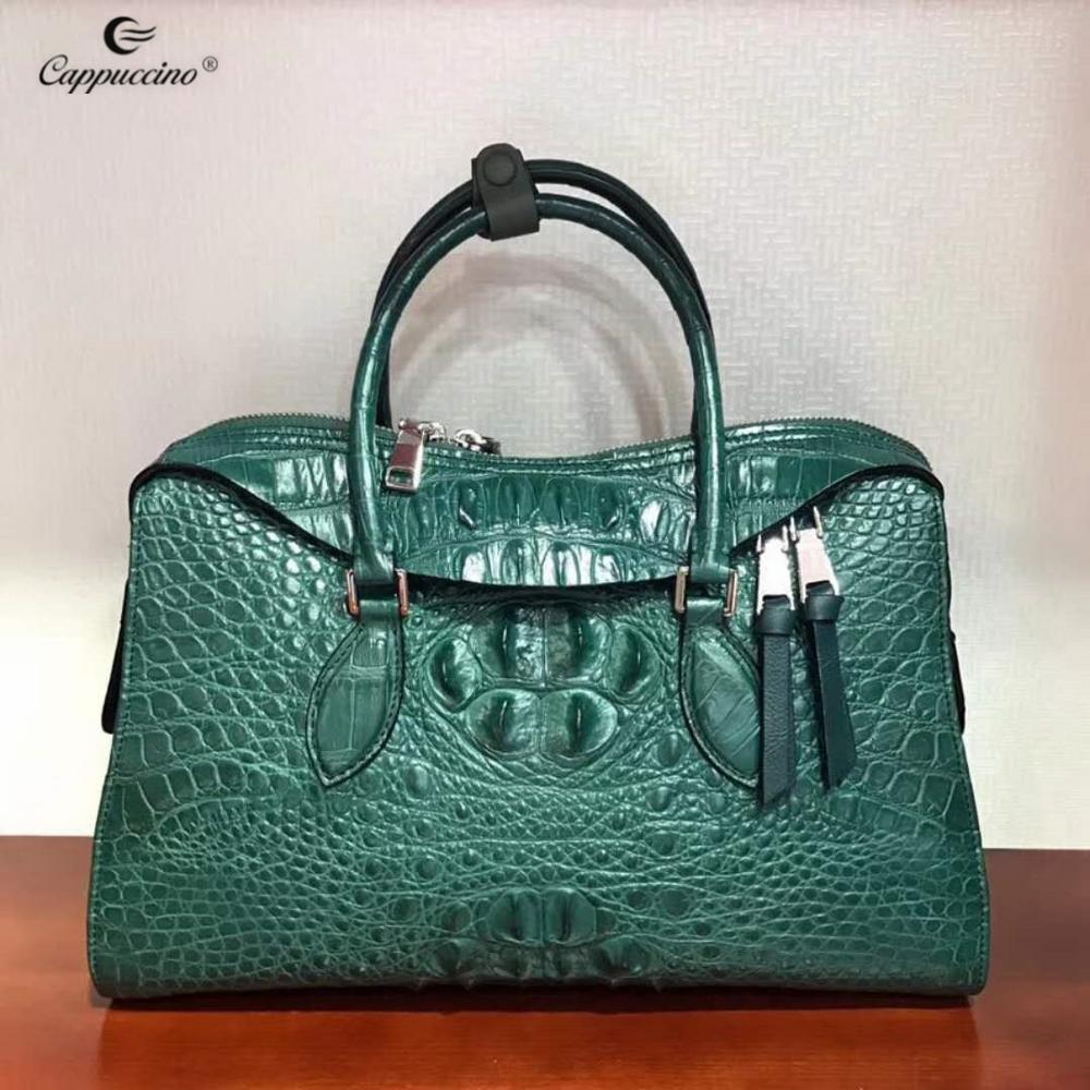 2021 New Design Exotic Real Crocodile Leather Bag Custom Leather Handbag For Ladies