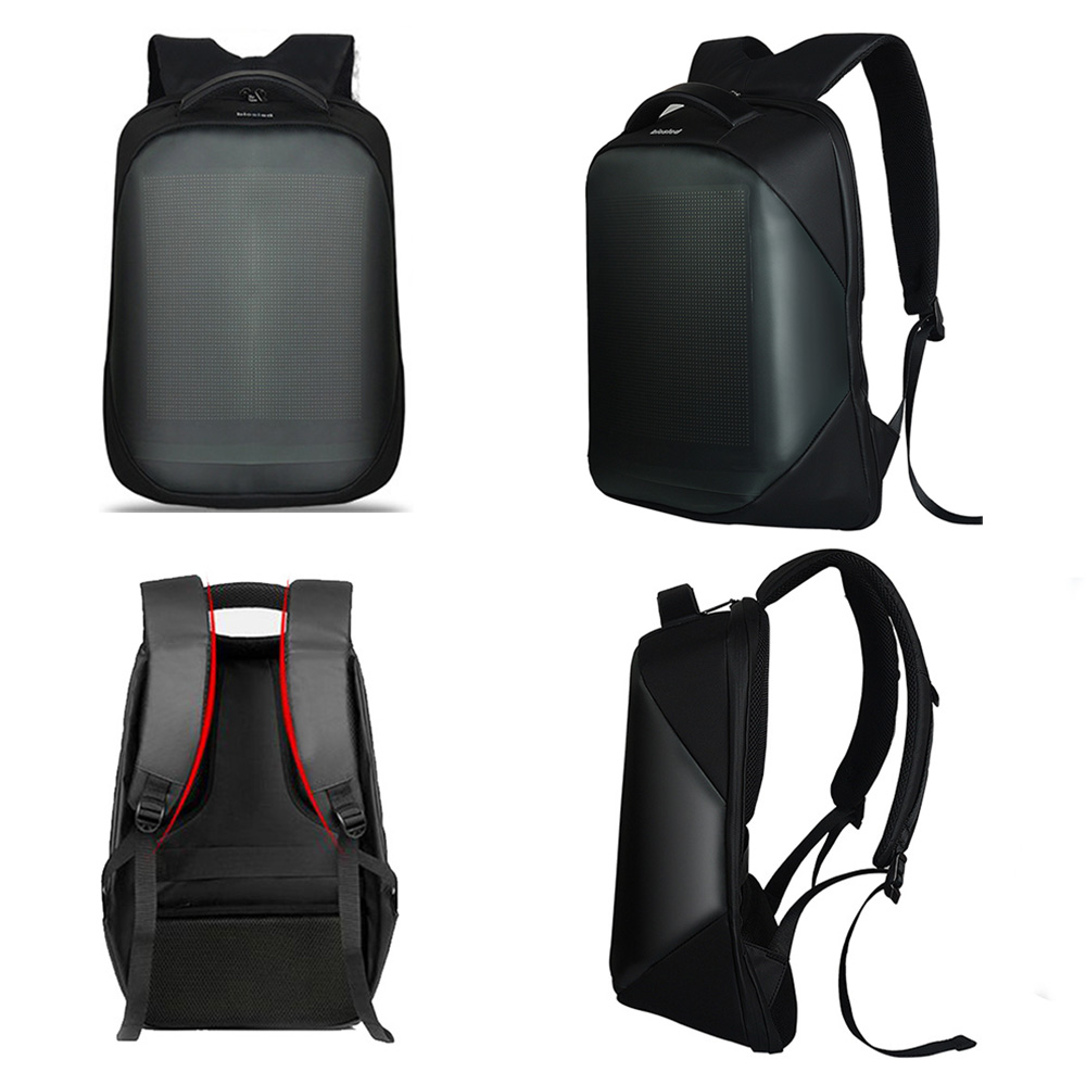 2021 Newest Wifi APP Control Smart Advertising Led Bag Walking Travelling Advertising Showing Led Ba