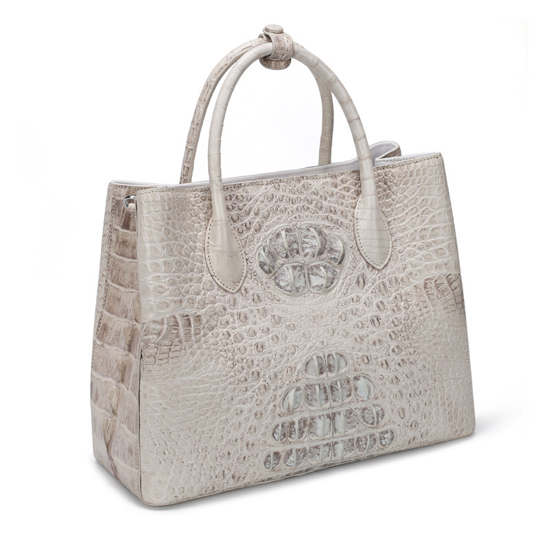 Westal Luxury Women 100% Genuine Crocodile Leather Handbag Purse and Handbag Leather Tote Bag Women