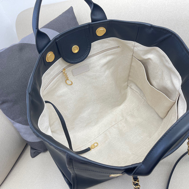 high-capacity tote bag chain shoulder ladies hand bag cowhide handbags for women luxury fashion wome