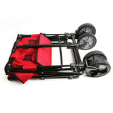 cart portable foldable trolley camping folding camping trolley 4 wheel camping picnic basket trolley