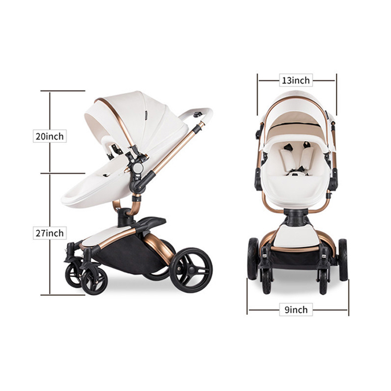 Poussette de bebe 3 en 1 baby buggy 3 in 1 pram 3in1