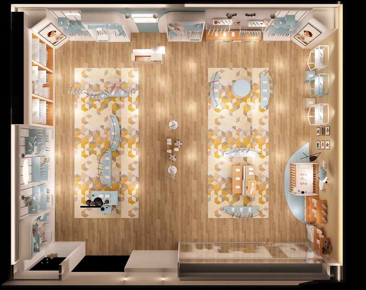 Boutique Children Shop Fittings Baby Clothing Shop Interior Design Kids Clothing Stores