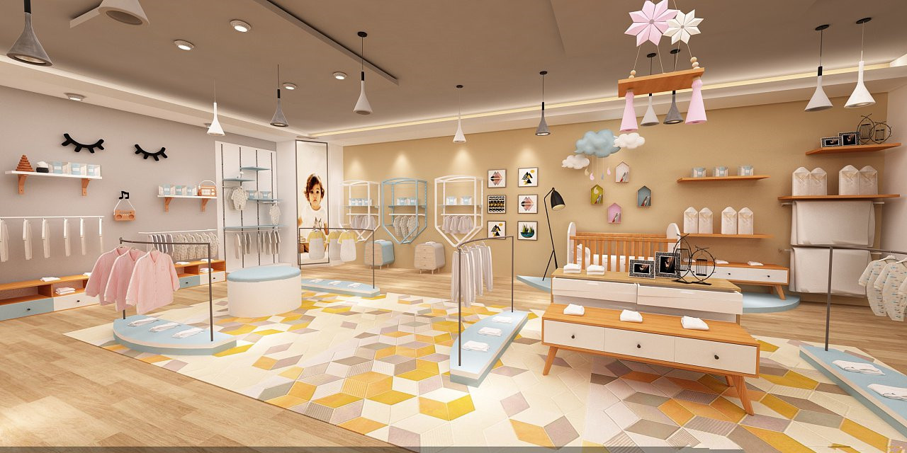Boutique Children Shop Fittings Baby Clothing Shop Interior Design Kids Clothing Stores