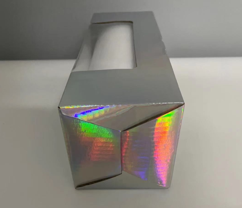 US Warehouse 20oz Window Box Gift Set Stainless Steel Holographic Box Double Wall Sublimation Straig