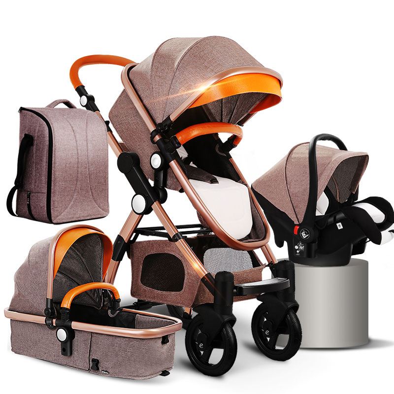 Hot Mon Luxury 4 In 1 Baby Stroller, 2022 Cheap High Landscape 3 In 1 Baby Pushchair, Buy Portable F