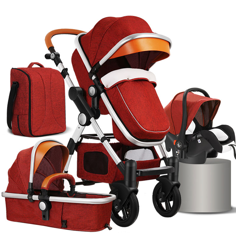 Hot Mon Luxury 4 In 1 Baby Stroller, 2022 Cheap High Landscape 3 In 1 Baby Pushchair, Buy Portable F