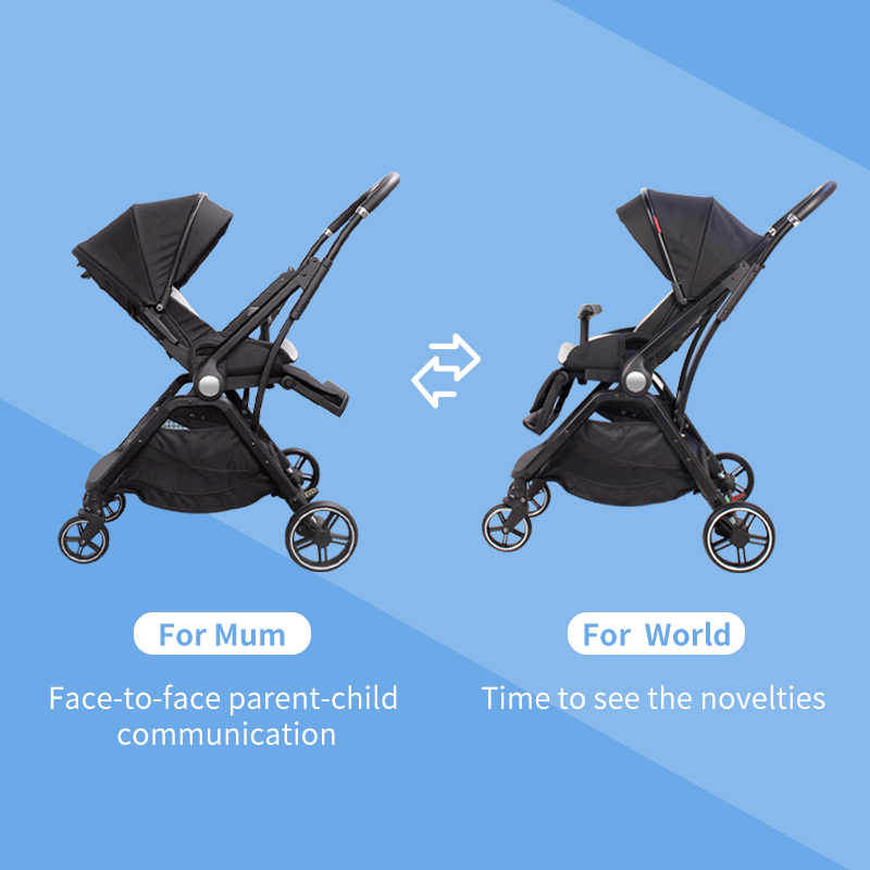 New Born Classic Baby Buggy, China Reversible Stroller Baby Murah, Hot Sale Aluminum Frame Stroller 