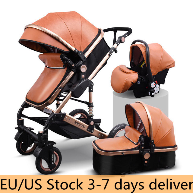 Babyfond EU/US Fast delivery Dropshipping Luxury Baby Car Umbrella Summer Cart Buggies Folding Troll