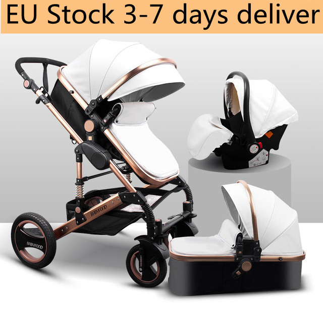 Babyfond EU/US Fast delivery Dropshipping Luxury Baby Car Umbrella Summer Cart Buggies Folding Troll