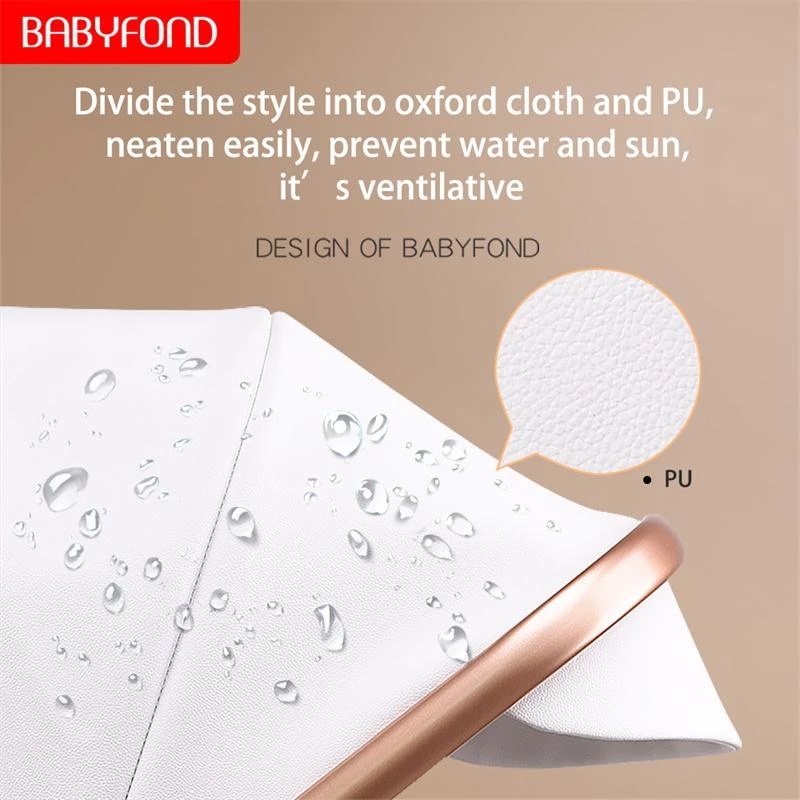 Babyfond EU/US Fast delivery Dropshipping Luxury Baby Car Umbrella Summer Cart Buggies Folding Troll