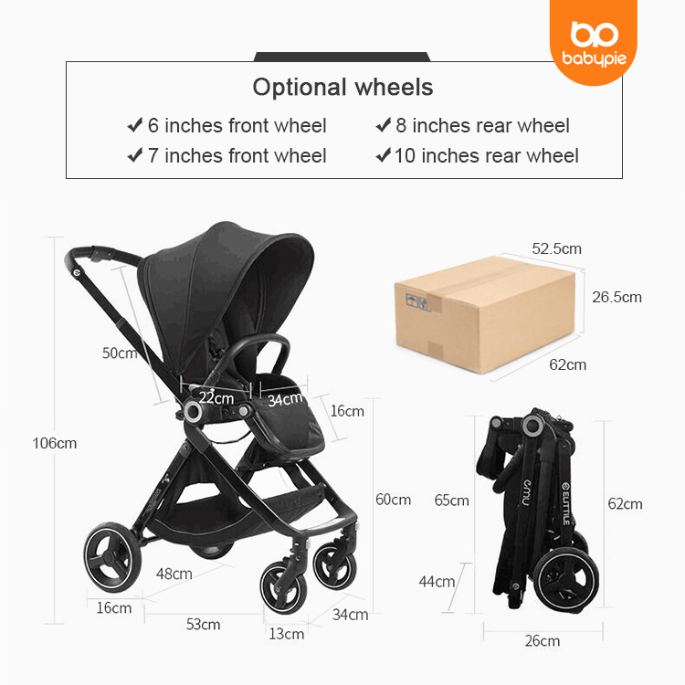 Wholesale Baby Strollers 4 In 1 Poussette Luxury Baby Buggy 3 In 1 Lightweight Stroller For Babies