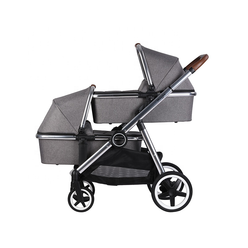 Factory Direct Supply Twins Folding Cart Baby Stroller