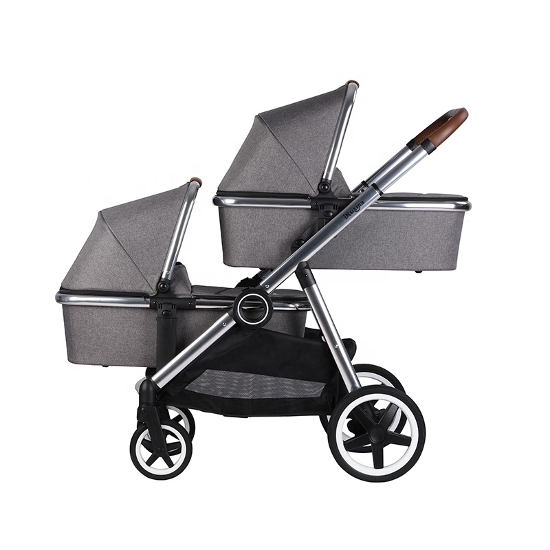 Factory Direct Supply Twins Folding Cart Baby Stroller