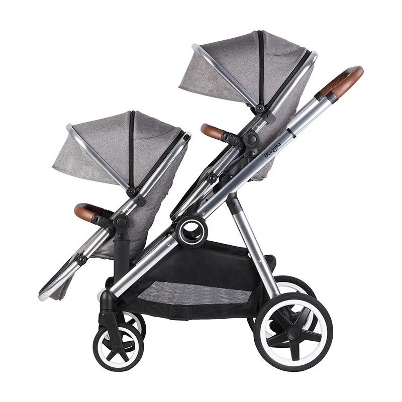Factory Direct Supply Twins Folding Cart Baby Stroller