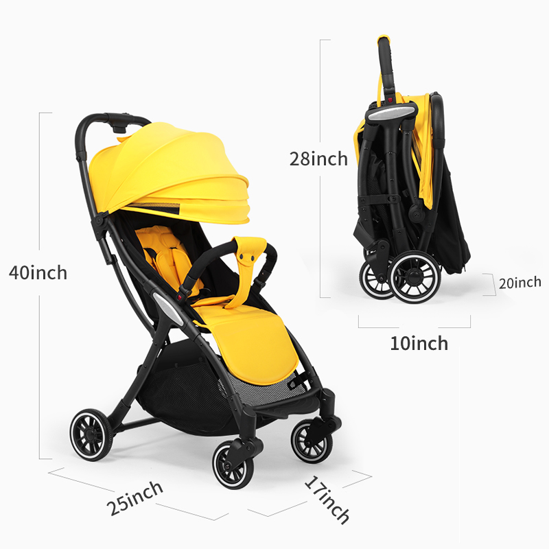 OEM ODM 360 universal wheel luxury high view super light foldable baby stroller baby travel for 3yea