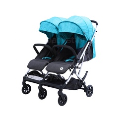 Babyster Aluminum one -hand folding   twin cool  baby stroller for new born baby