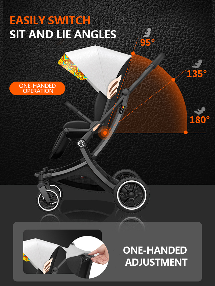 new high quality baby stroller foldable baby stroller  multifunction strollers babies pram