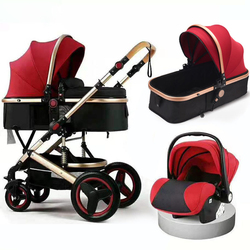 Infant Stroller with Reversible Seat Newborn Stroller ,with Baby Bassinet Stroller