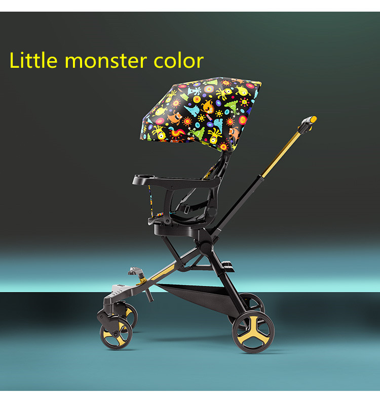Light Weight lying stroller for baby with seat
