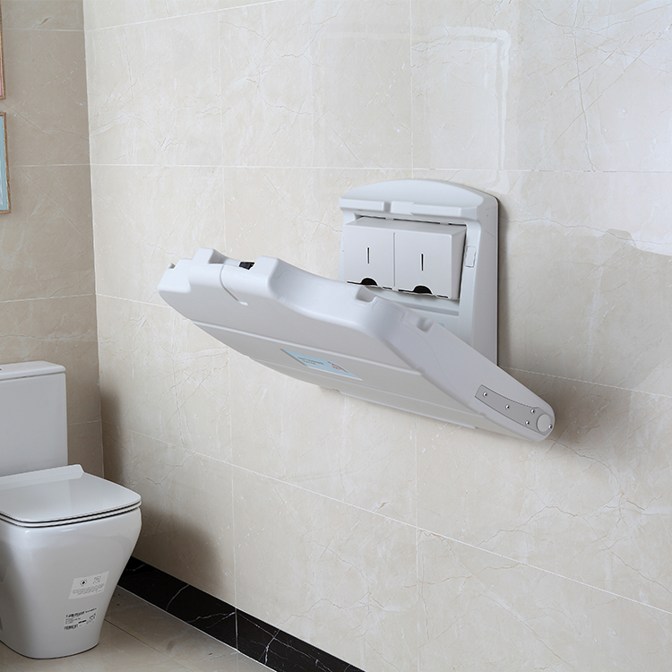 Good Quality Plastic Public Restroom Baby Changing Station Table For Public Restroom