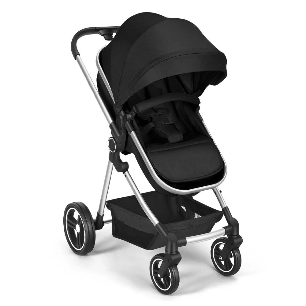 wood doll  child  3 wheels joggerwholesale doll parasol car seat in 1 baby carriage pram stroller