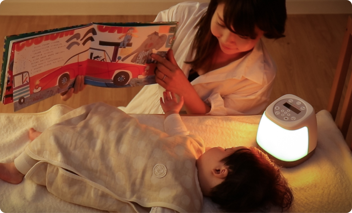 App linking led night light baby sleep white noise machine diffuser