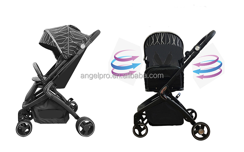 customized baby stroller 360 degree rotated two way facing reversible magic stroller baby