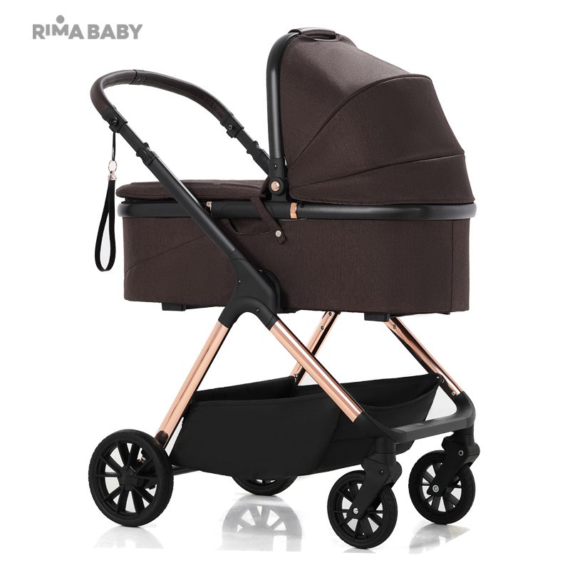 Luxury baby backpack pasgeboren kinderwagen afbeelding trio passeggino