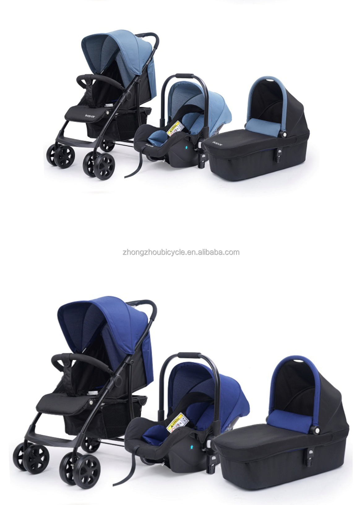 China Factory Direct 3 in 1 Baby Stroller Luxury Baby Stroller Baby Travel Stroller