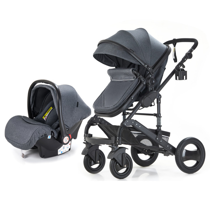 3 in 1 stroller car seat combo oem service baby stroller with rain cover for carriage kids new born 