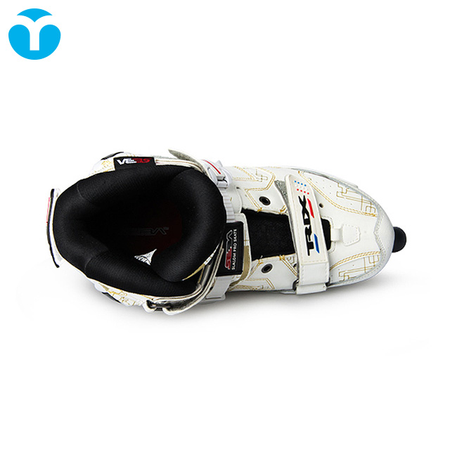MACCO flat fancy roller skates adult roller skates SEBA graffiti white gold roller skates TRIX Saint