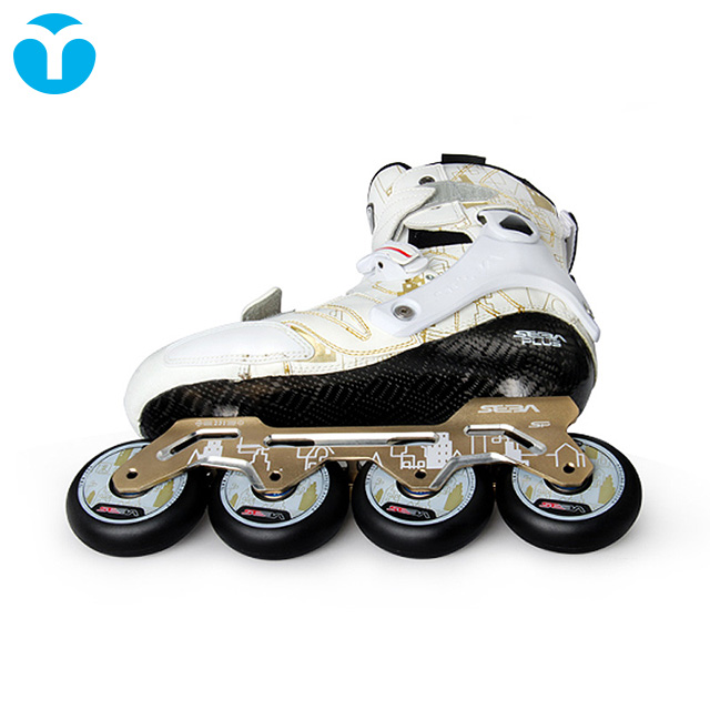 MACCO flat fancy roller skates adult roller skates SEBA graffiti white gold roller skates TRIX Saint