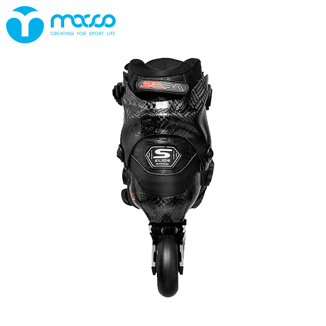 macco/seba top quality professional freestyle slalom inline skates FSK carbon fiber rockered frame b
