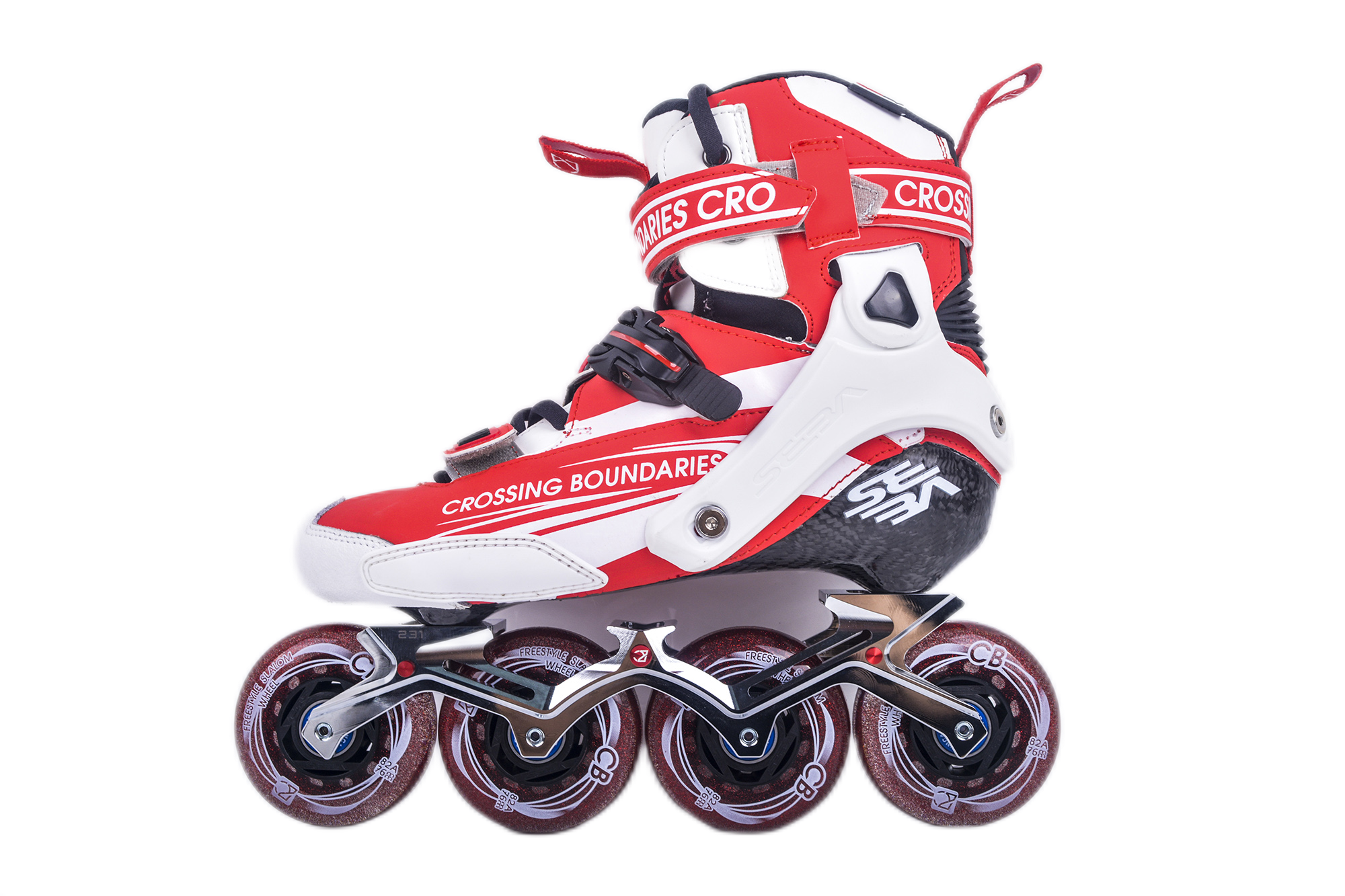 CB black powder earl roller skates new high quality professional freestyle 4 wheel inline skates chi