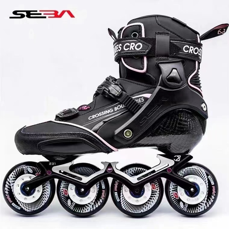 CB black powder earl roller skates new high quality professional freestyle 4 wheel inline skates chi