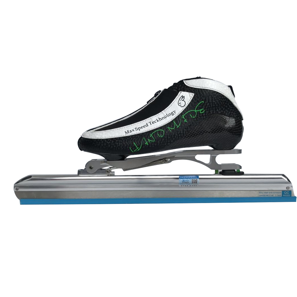 Factory outlet Professional Hand made Clap ice skate shoes ice skate long track
