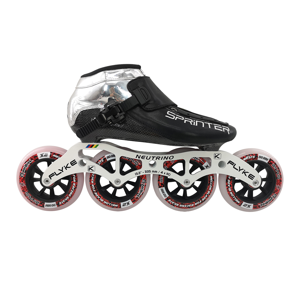 OEM/ODM High-grade skate shoes for men 4 Wheels inline speed skate shoes
