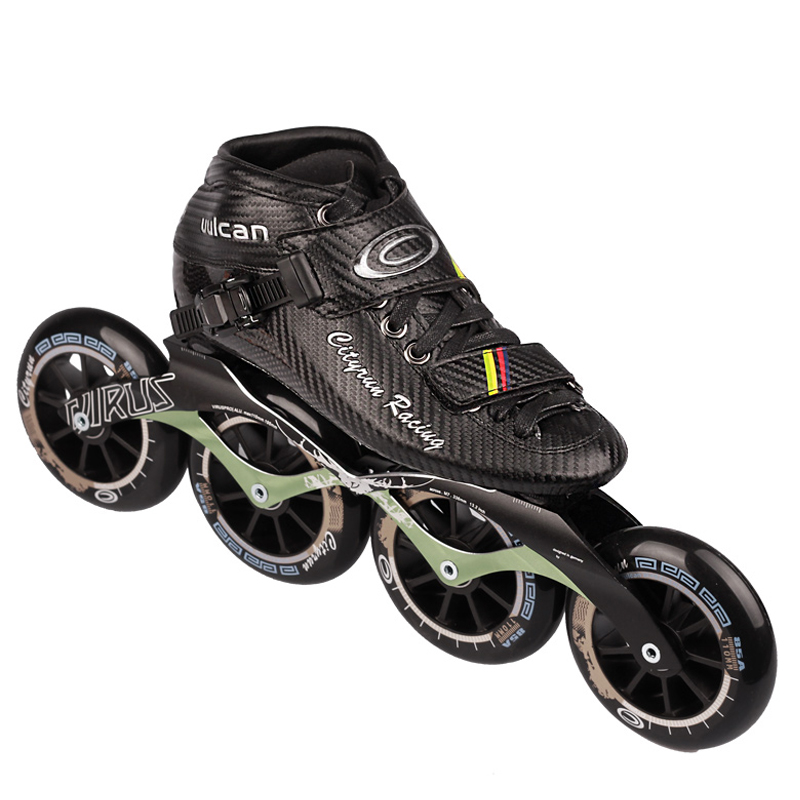 Cheap Slalom ice Skates Neutral Color Inline Speed skate shoes Figure Roller Skates for Adults