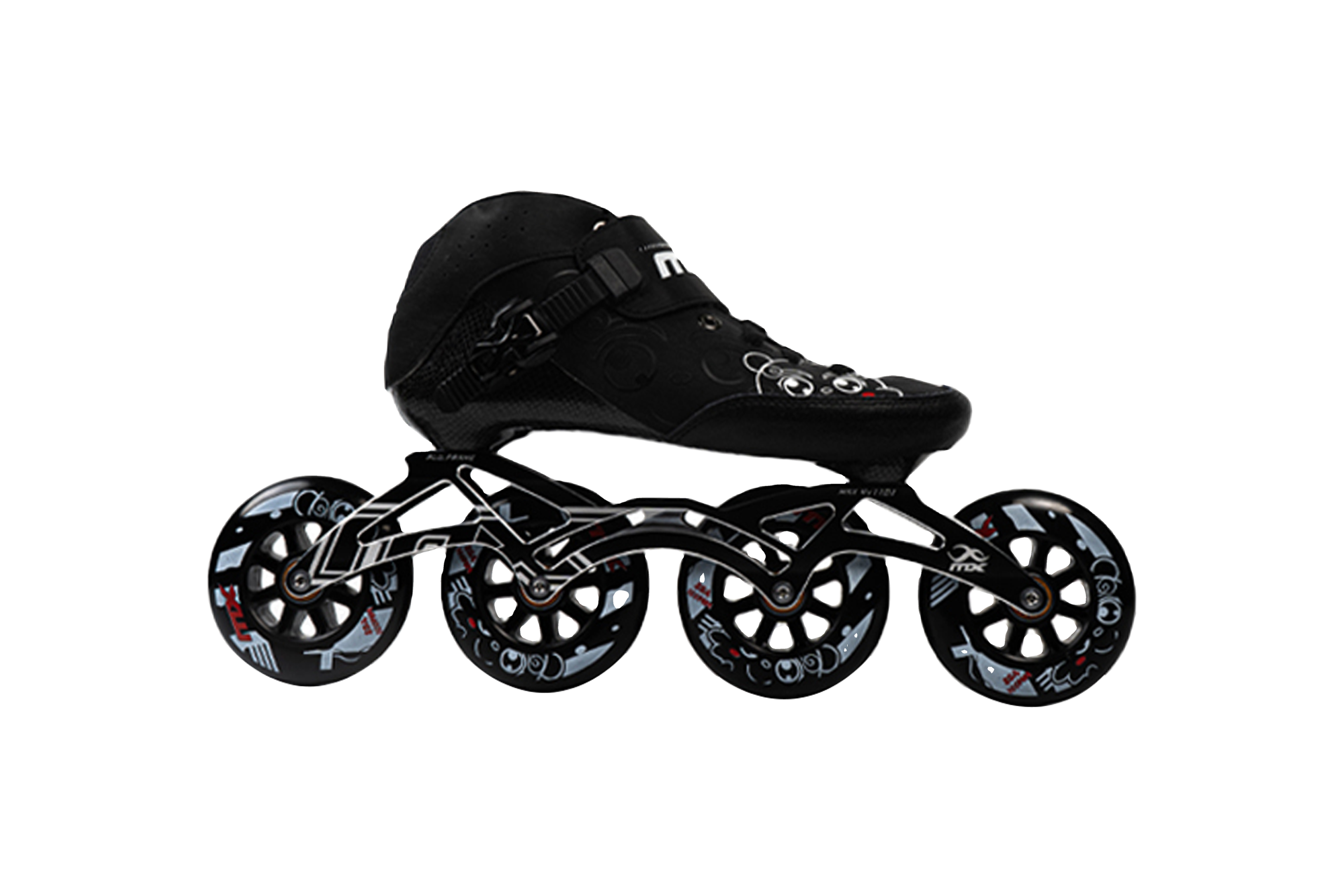 Children's roller skates carbon fiber pink children's high-elastic wear-resistant speed roller shoes