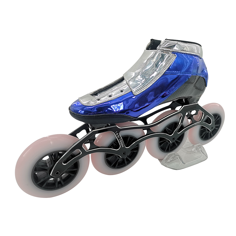 Electroplating design skate Personal design OEM print logo skate shoes inline speed skate
