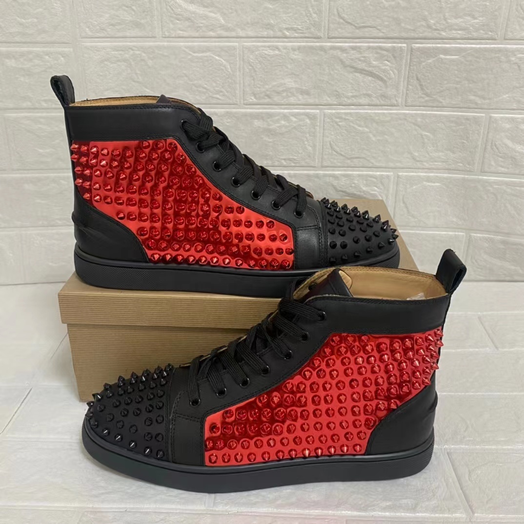Hot selling wholesale red men shoes genuine leather famous brand for man women Italian luxury brands