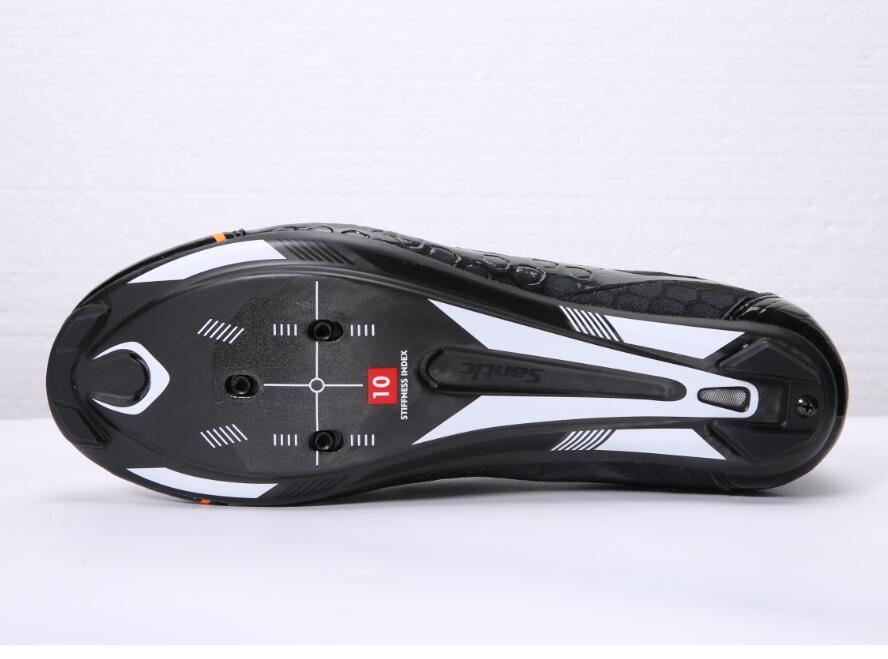 SANTIC Men's Cycling Professional Road Bike Shoes Carbon Fiber Breathable Shoes