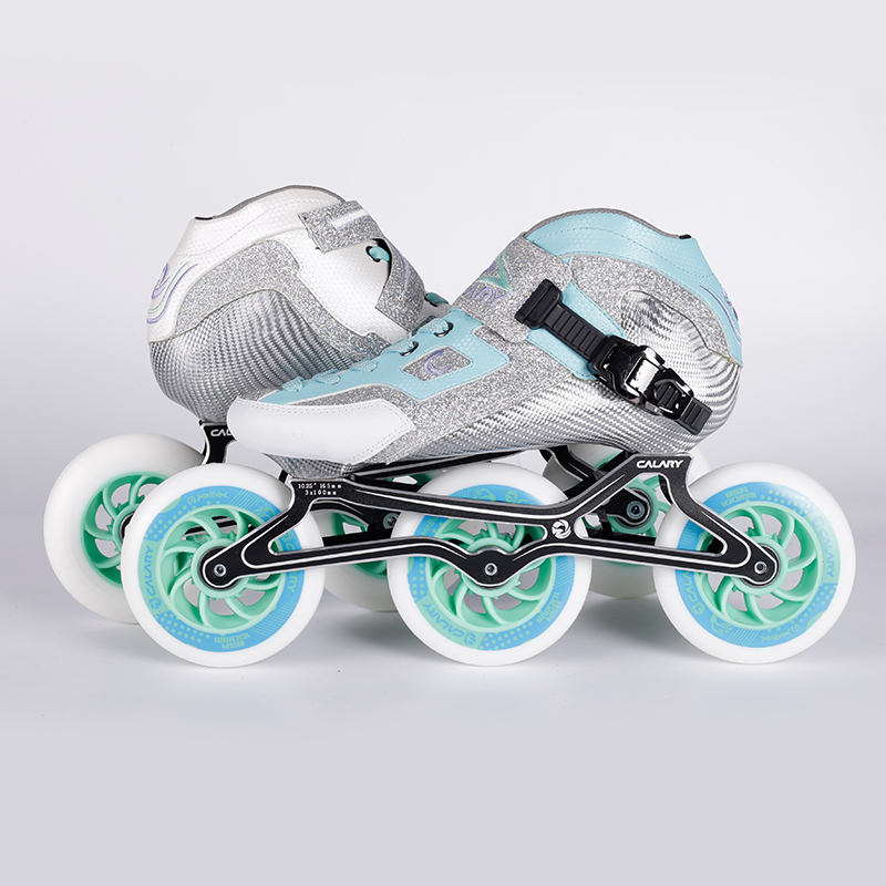Adjustable kids quad roller skates adult men roller skates Carbon fiber speed skates shoes
