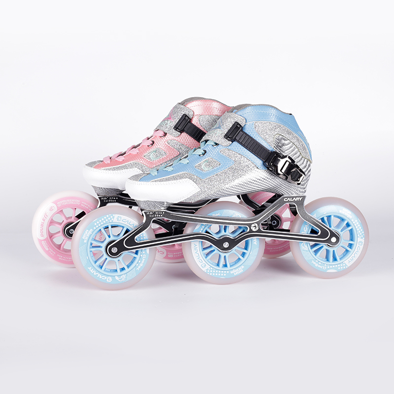 Adjustable kids quad roller skates adult men roller skates Carbon fiber speed skates shoes
