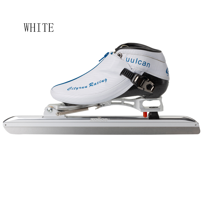 Professional Carbon Fiber Colorful Blade Ice Fancy  Short Track  Skate Shoes  For Play
