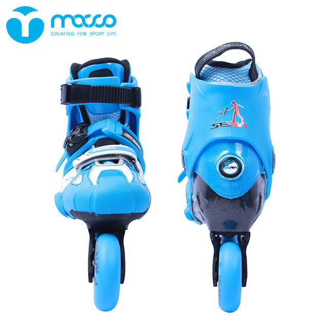 MACCO/SEBA HOT detachable inline roller skate shoes Imitation carbon fiber PP CNC bracket rockered f