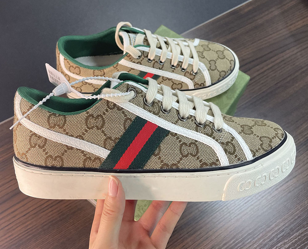 Designer brands women gg shoes 1977 women GG tennis sneakers men walking canvas famous shoes