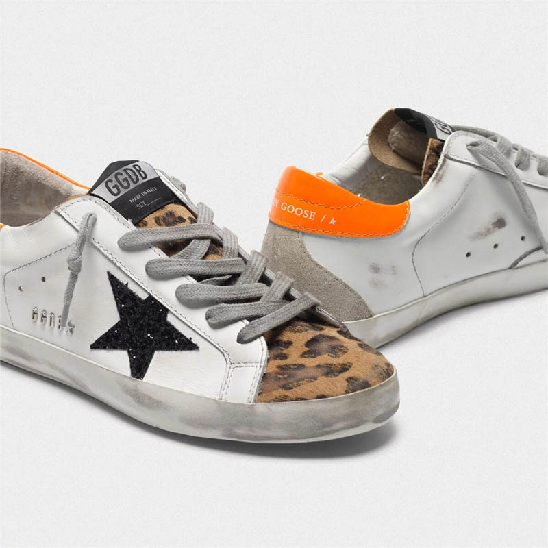 Goldens Superstar sneakers with metal GGDBs lettering gooses women  Shoes
